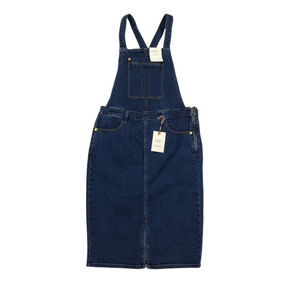 Fu0026F | Dresses | Ff Womens Denim Dungaree Dress | Poshmark